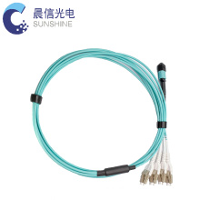 Factory fiber optic cable connector 24 core mpo patch cord jumper